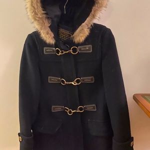 Classic Coach Navy Wool Jacket